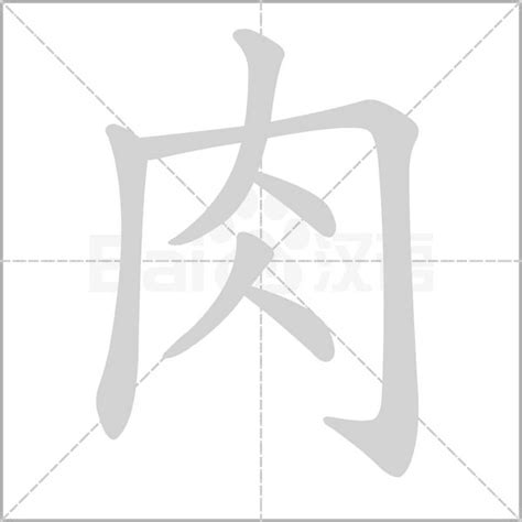 肉 文字|部首是「肉」的國字一覽